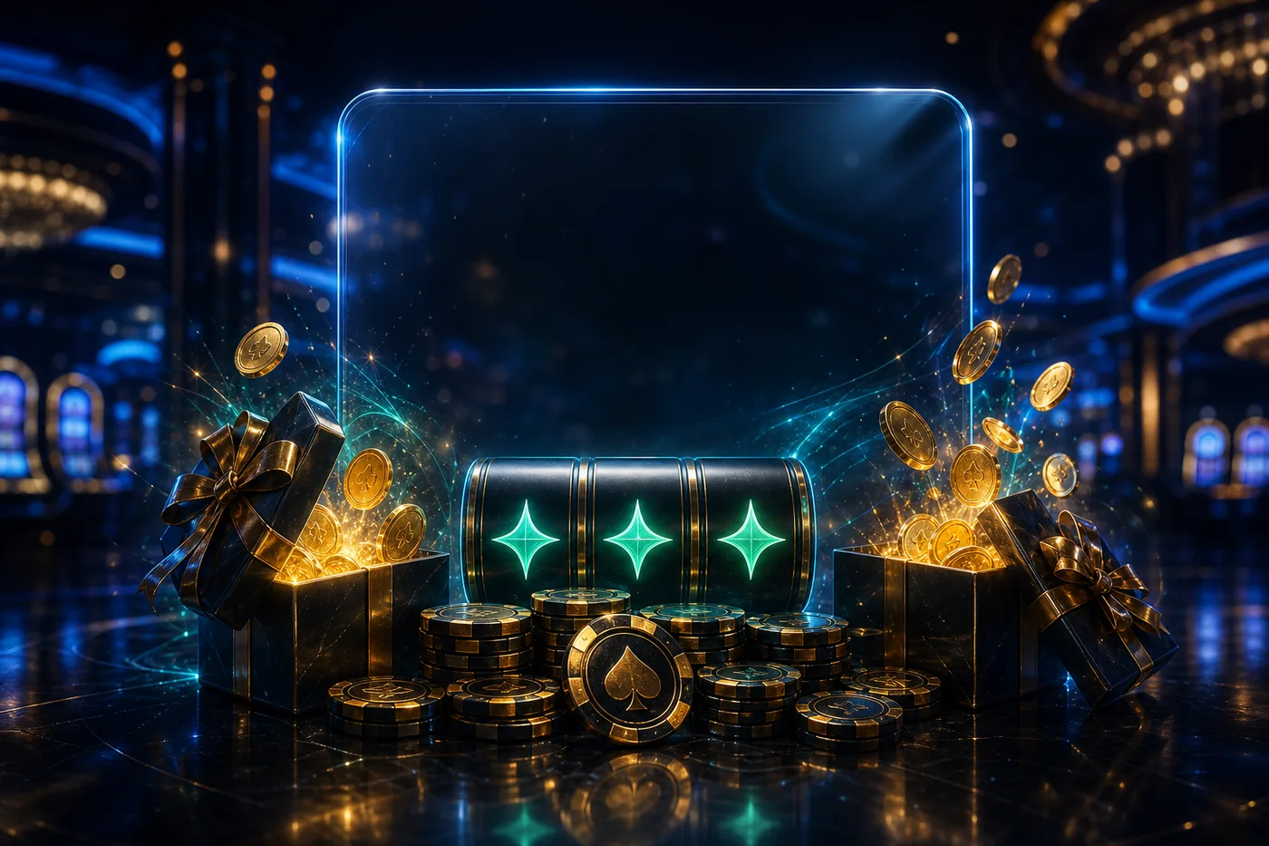 Fichas doradas y giros gratis en el lobby de Nano Casino